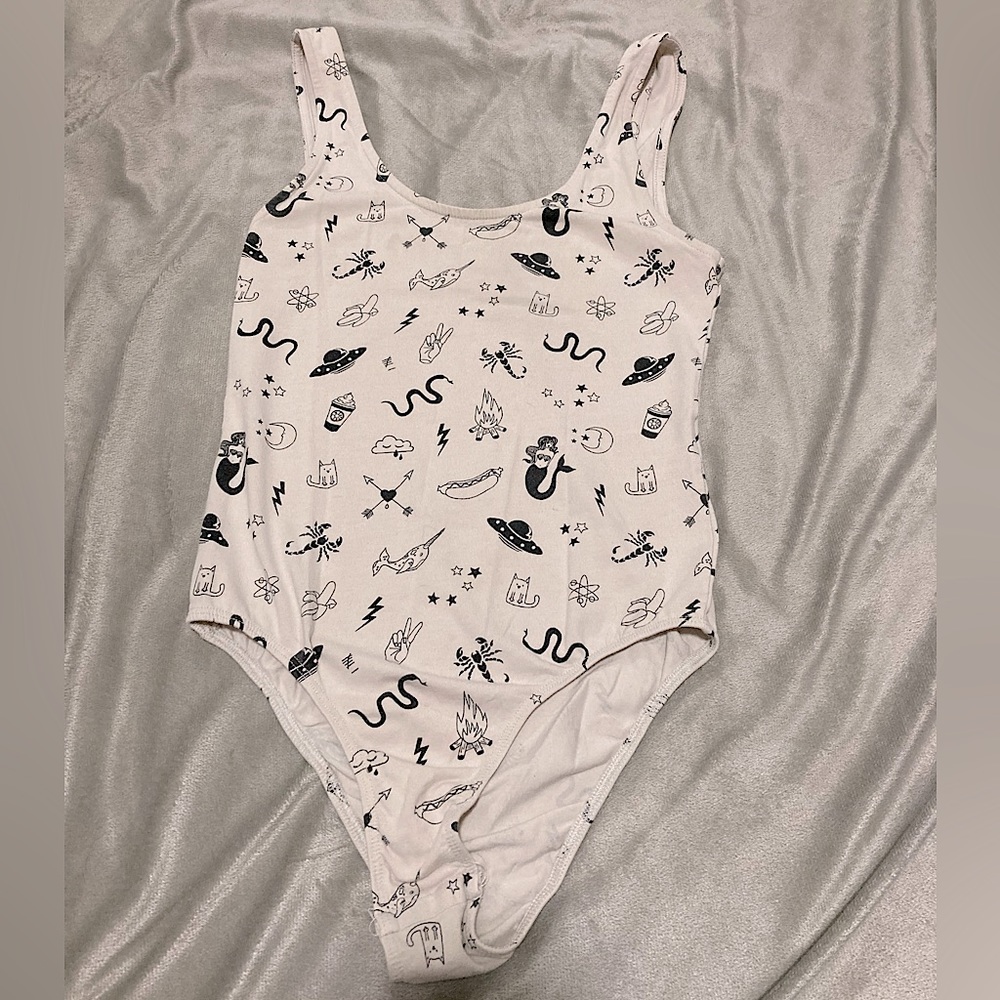 Fun Print H&M X Coachella Bodysuit